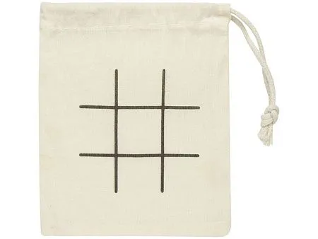 Деревянная игра в крестики-нолики в мешочке Whorl