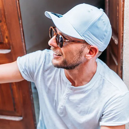 Бейсболка RECY FEEL, 6 клиньев, пластиковая застежка