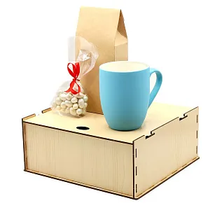 Подарочный набор Родни, темно-синий (черный чай)