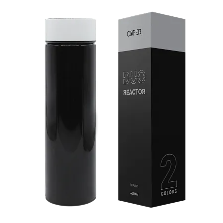 Термос Reactor duo black с датчиком температуры