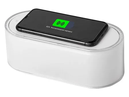 Ночник с беспроводной зарядкой и RGB подсветкой Miracle, 15 Вт