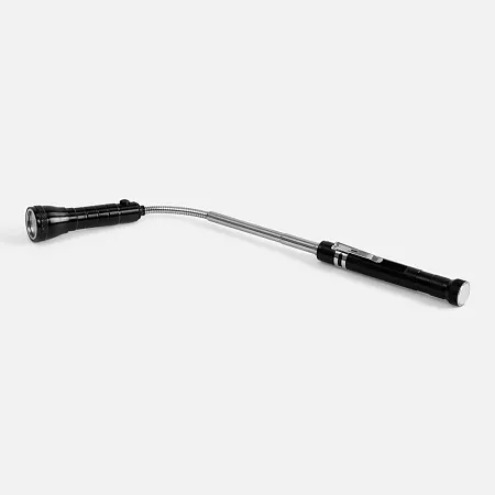 Телескопический фонарь с магнитом Flexion, черный