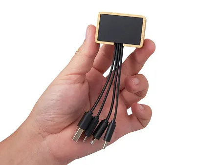 Кабель 3-в-1 с подсветкой лого Reedia S6