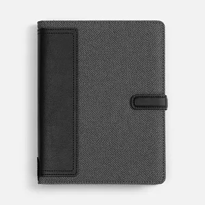 Ежедневник-органайзер Twill, недатированный, черный
