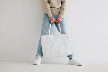 Сумка-шоппер Impact из переработанного хлопка AWARE™, 145 г