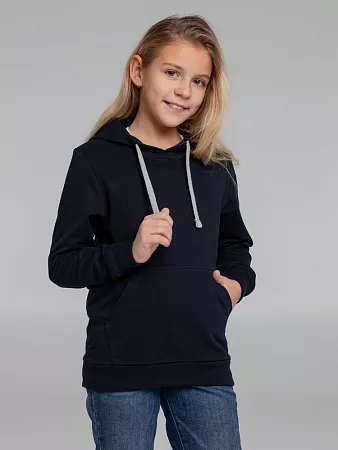 Толстовка с капюшоном детская Kirenga Kids, серый меланж