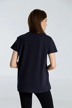 Футболка «Мы все слегка того», темно-фиолетовая