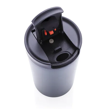Герметичная вакуумная кружка с двойными стенками и замком, 450 мл