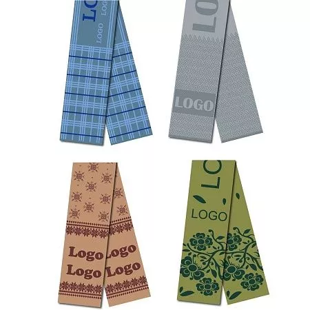 Шарф на заказ Tricksy Classic, L, полушерсть