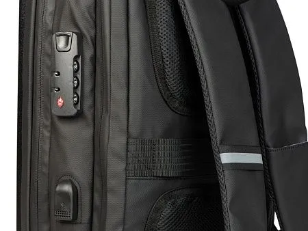 Антикражный рюкзак Sheller для ноутбука 17.3  с пластиковой поверхностью