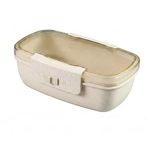 Ланч-бокс HARVY; 650 мл, 19 x 13 x 7,5 см; бежевый