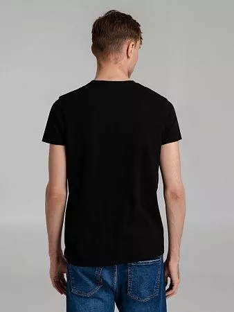 Футболка мужская приталенная REGENT FIT 150, черная