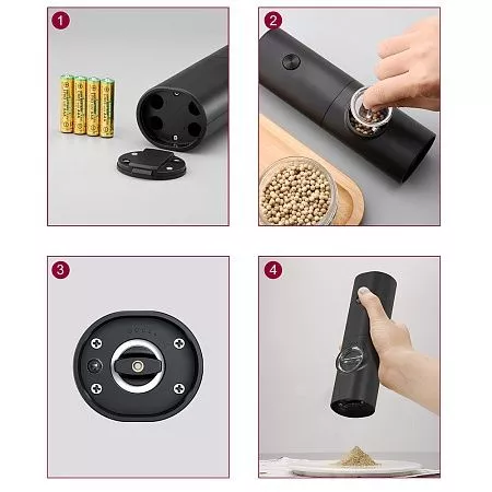 Мельница для специй Карра, черный