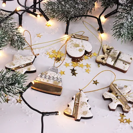 Ёлочная игрушка Снежинка