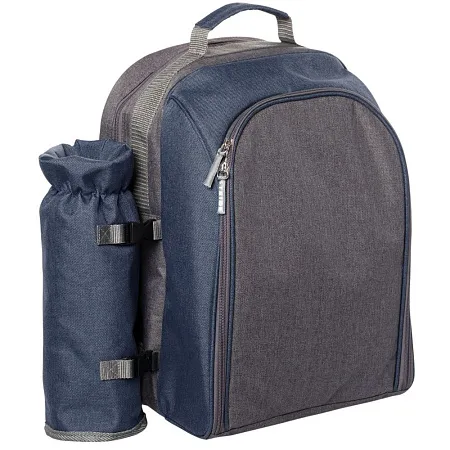 Набор для пикника Fridag на 2 персоны, серый с голубым