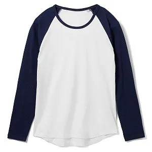 Футболка женская с длинным рукавом Milky LSL, белая с черным