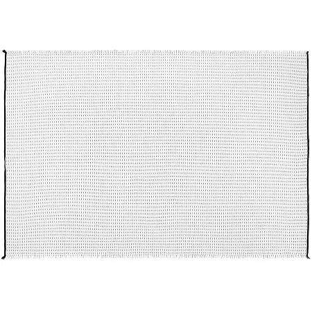 Плед Fringy, белый с черным