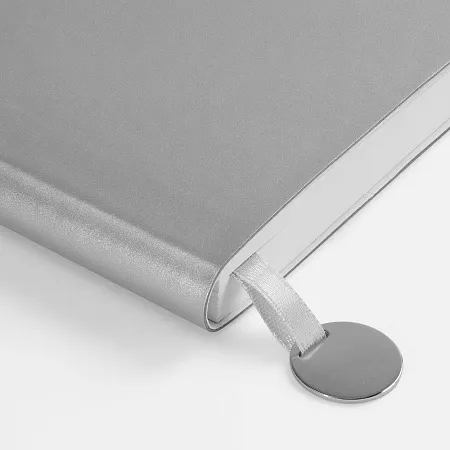 Ежедневник Waltz, недатированный, серебристый