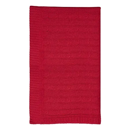 Плед Fado вязаный, 160*90 см, красный (без подарочной коробки)