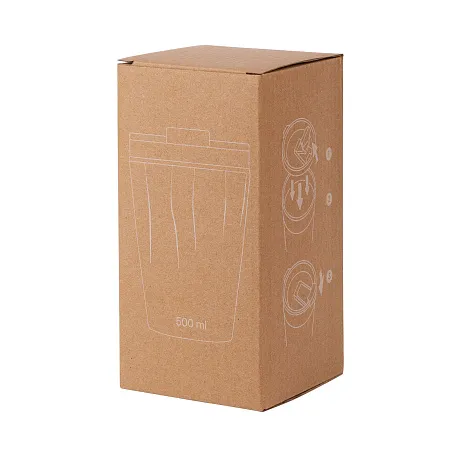 Термостакан "Calypso_Якорь" 500 мл, покрытие soft touch