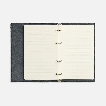 Ежедневник inStream, недатированный, черный