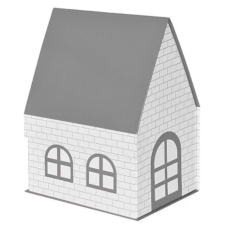 Упаковка  подарочная, коробка "ДОМ"  складная, красный