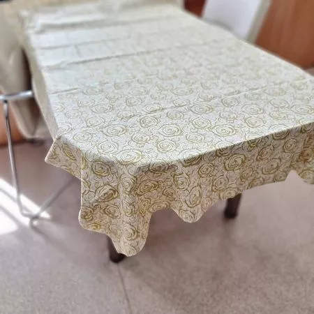 Биоразлагаемая скатерть, бело-серый