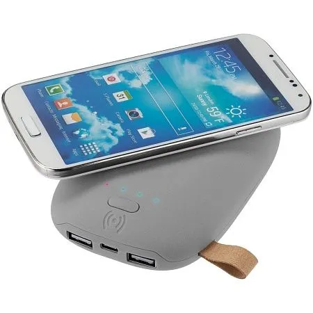 Аккумулятор с беспроводной зарядкой Pebble Wireless 9000 мАч, черный