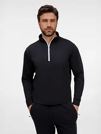 Свитшот на молнии Morfiss, белый