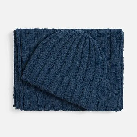 Шарф Metelitsa, синий меланж (джинс)