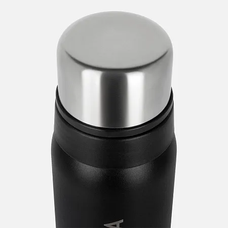 Термос Relaxika 750 со стикерпаком, черный