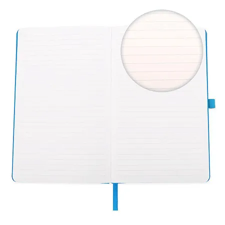 Бизнес-блокнот А5 FLIPPY, голубой, твердая обложка, в линейку