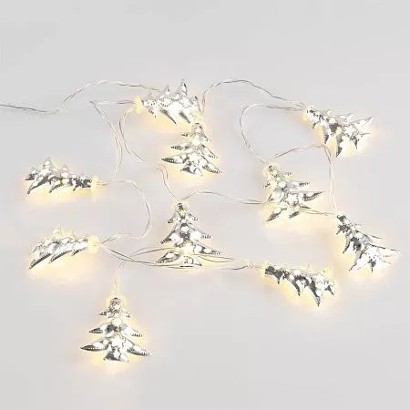 Светодиодная гирлянда Silver Lights, серебристая
