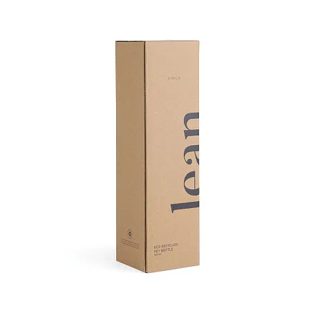 Бутылка для воды VINGA Lean из rPET RCS, 800 мл