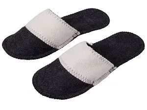Тапочки двухцветные для бани и сауны Healing