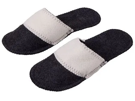 Тапочки двухцветные для бани и сауны Healing