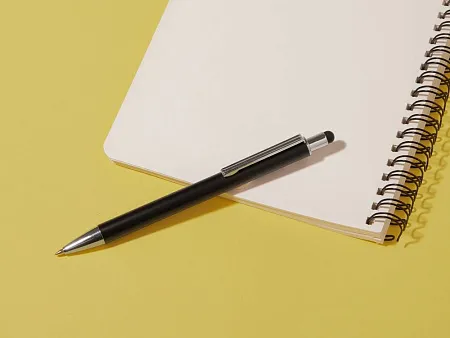 Ручка металлическая шариковая Groove Touch Recy