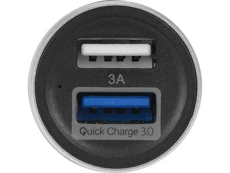 Адаптер автомобильный USB с функцией быстрой зарядки QC 3.0 TraffIQ