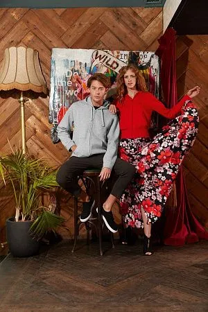 Толстовка женская Hooded Full Zip белая