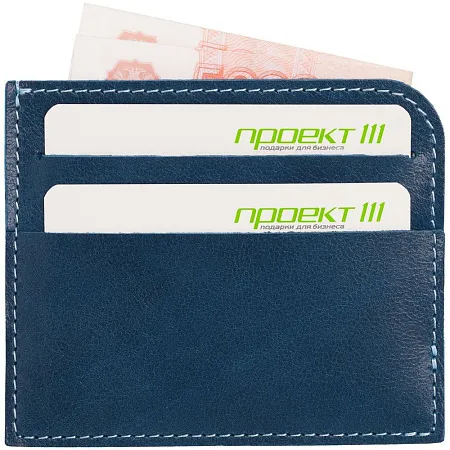 Чехол для карточек Apache, синий