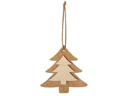 Деревянная подвеска на елку Firtree