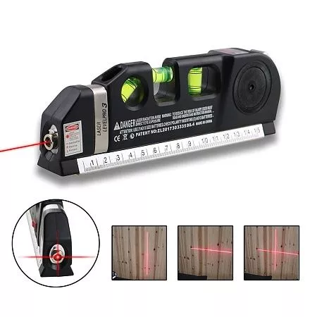Лазерный уровень Кёльн с рулеткой 2,5 м