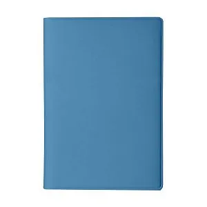 Обложка для паспорта, 13,5 х 19,5 см, голубая, PU soft touch