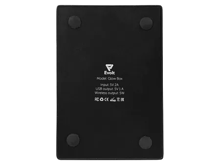 Настольное беспроводное зарядное устройство Glow Box