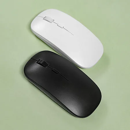 Мышь беспроводная OPTIC, белая, пластик