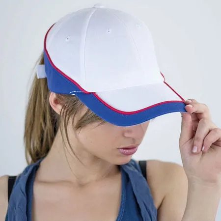 Бейсболка RACING, 6 клиньев, застежка на липучке     