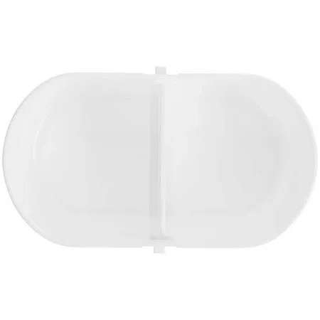 Ланчбокс Lunch Break, синий с белым