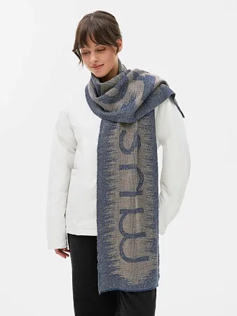 Шарф Denim XL на заказ, полушерсть