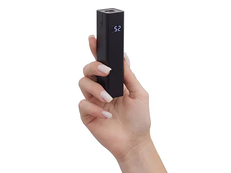 Внешний аккумулятор Rail c дисплеем, 5000 mAh