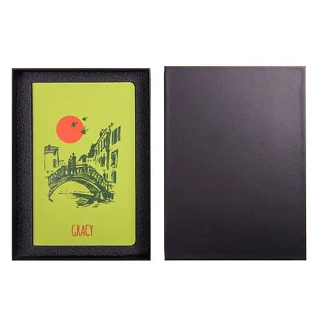 Коробка подарочная для ежедневника с ложементом, размер 130  х 210  мм